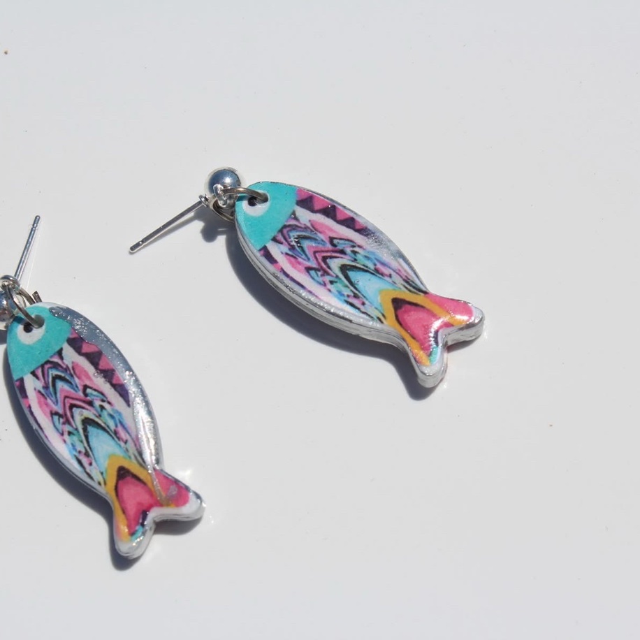 Fish Earrings - Görsel 2