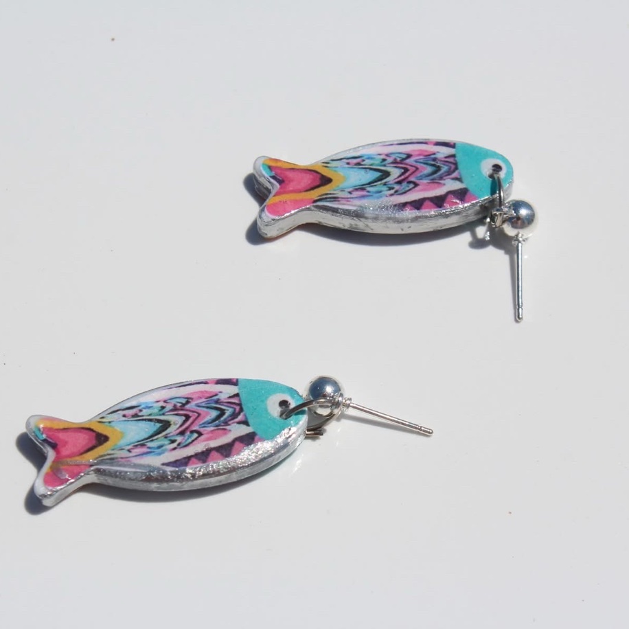 Fish Earrings - Görsel 3
