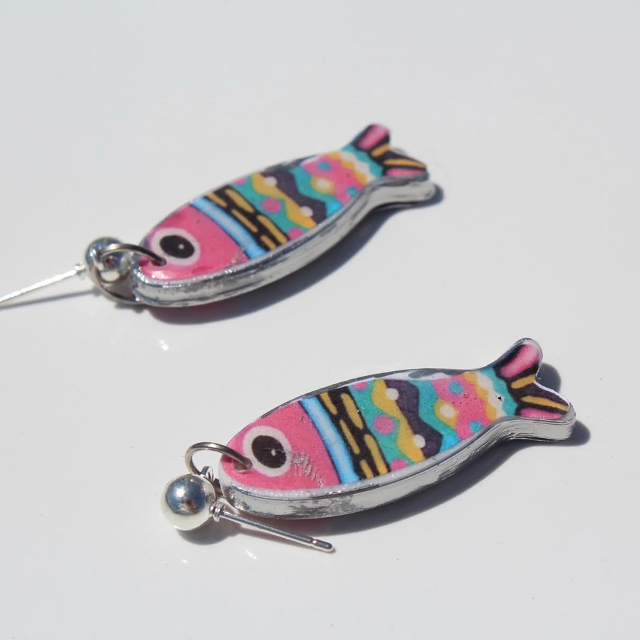 Fish Earrings - Görsel 2