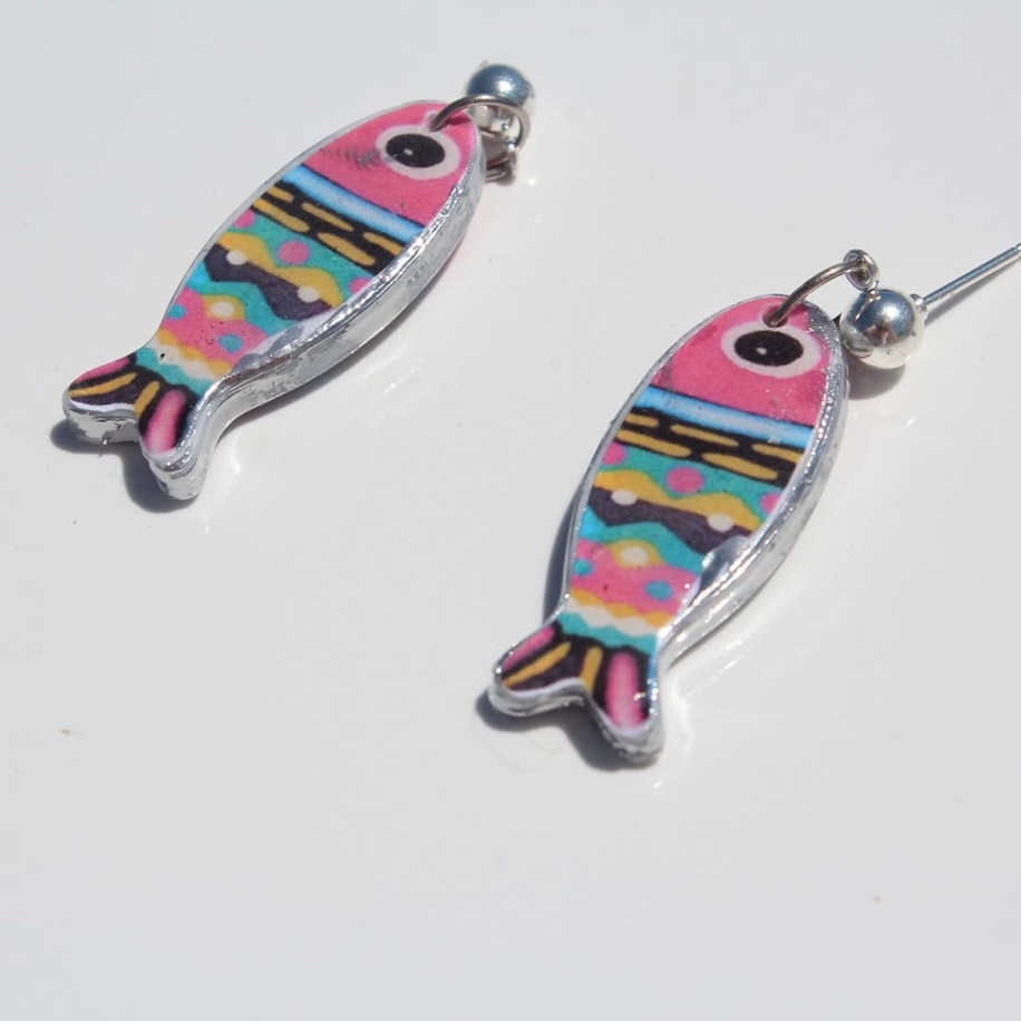 Fish Earrings - Görsel 3