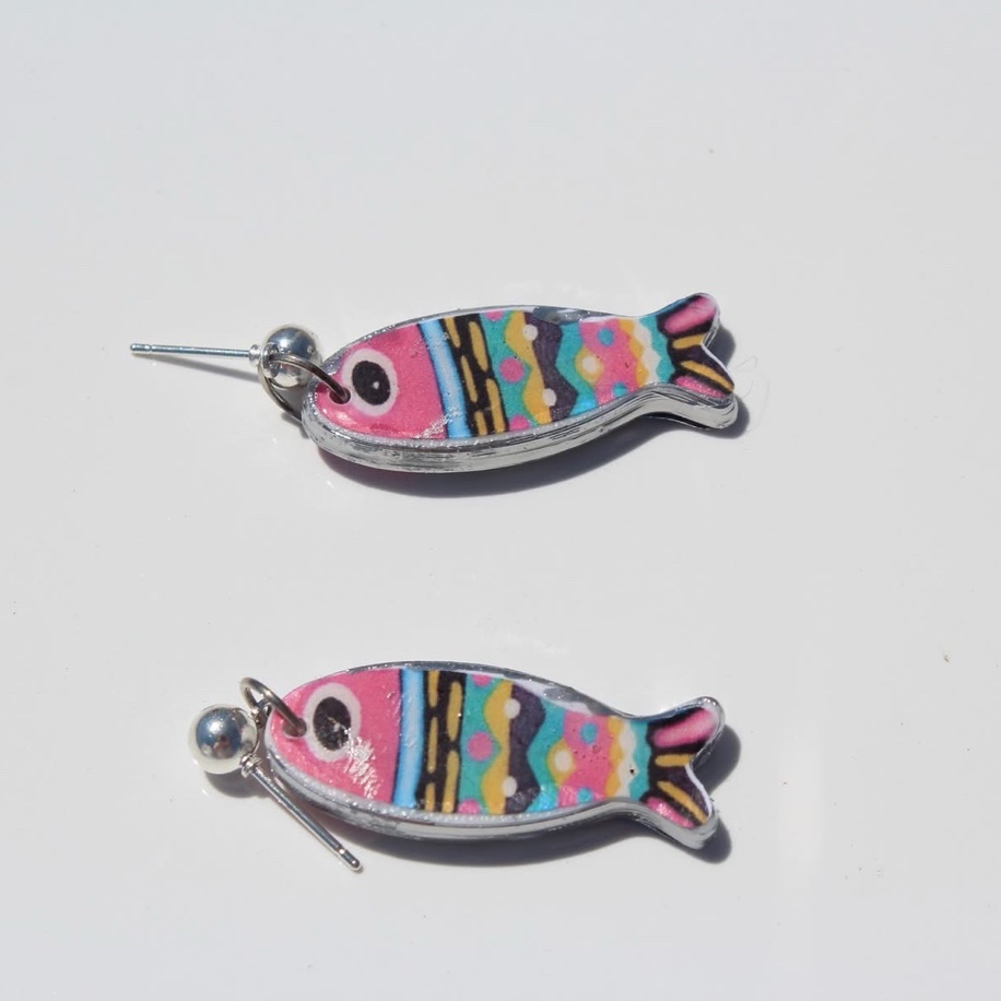 Fish Earrings - Görsel 4